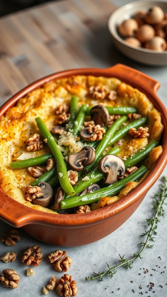 savory green bean casserole