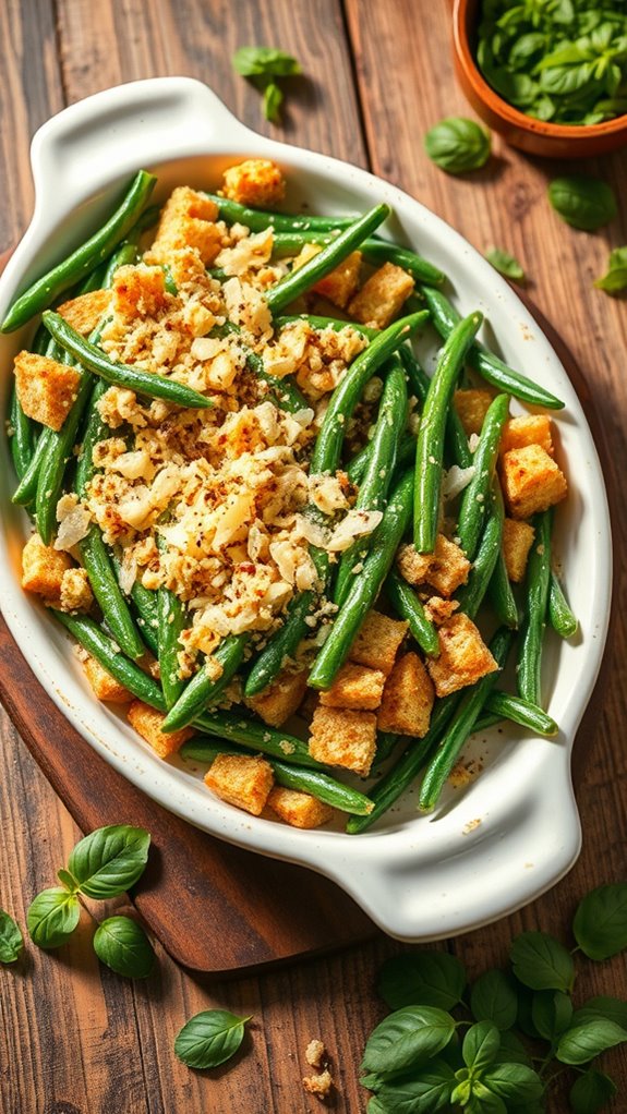 savory italian green bean medley
