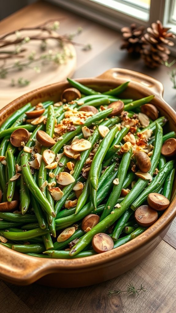 savory mushroom nut casserole