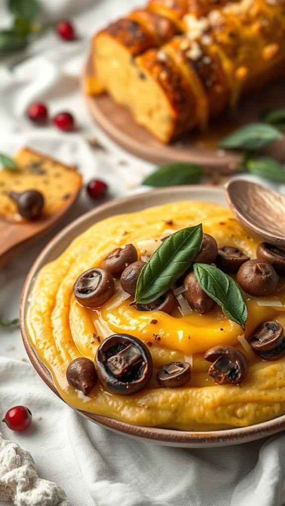 savory polenta cake recipe
