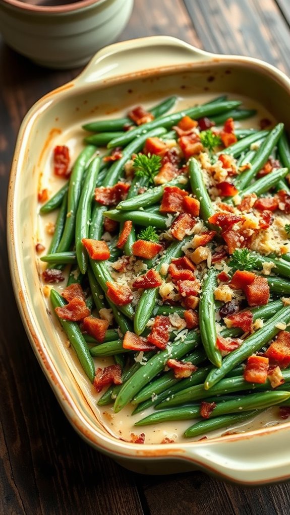 savory ranch green bean casserole