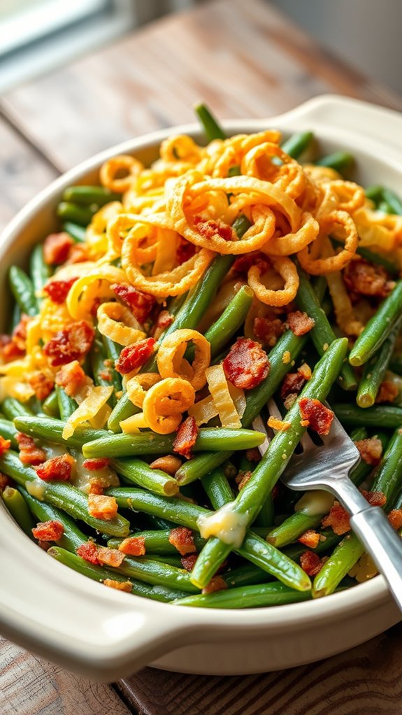 savory ranch green beans