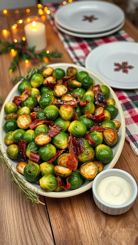 savory roasted brussels sprouts