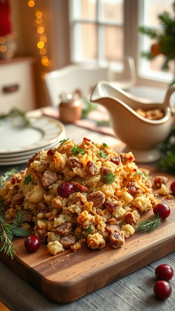 savory sausage stuffing recipe