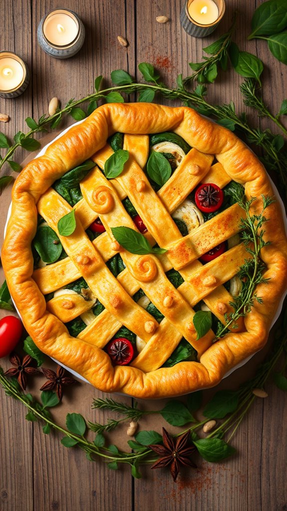 savory spinach tart recipe