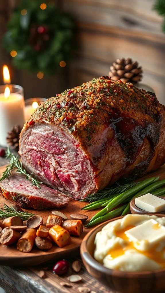 savory sweet rib roast