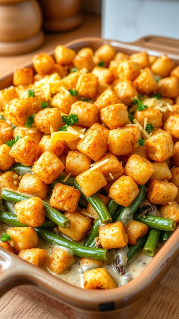 savory tater tot casserole