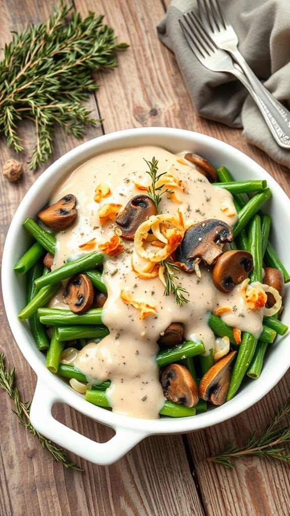 savory vegan mushroom casserole