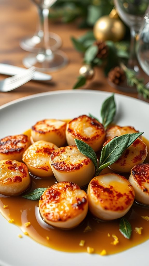scallops with brown butter miso