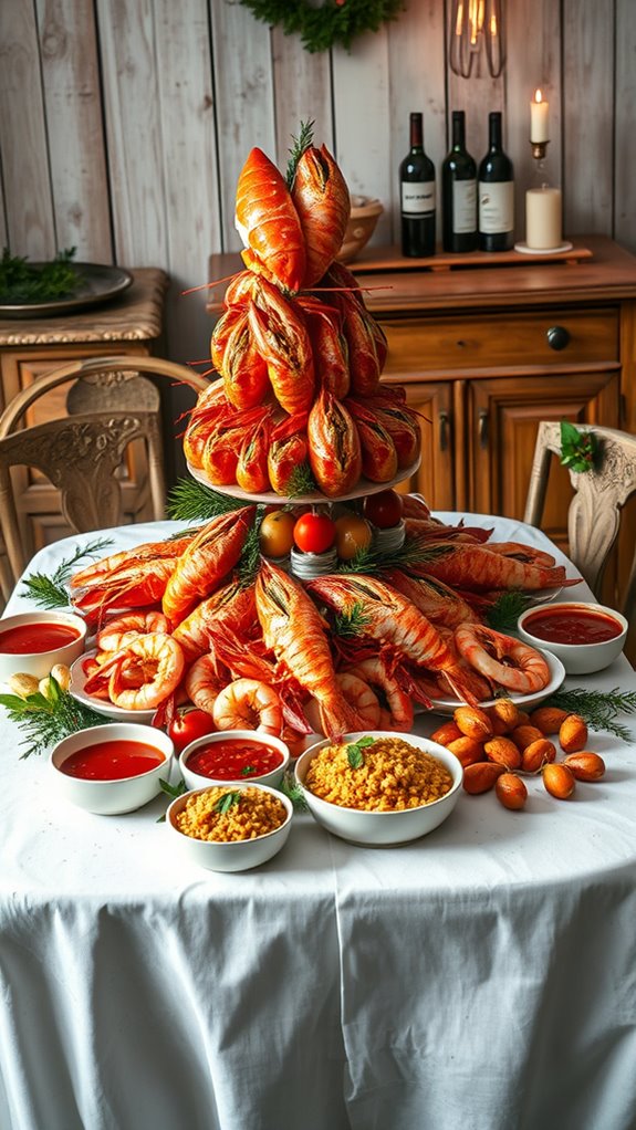 seafood pasta holiday feast