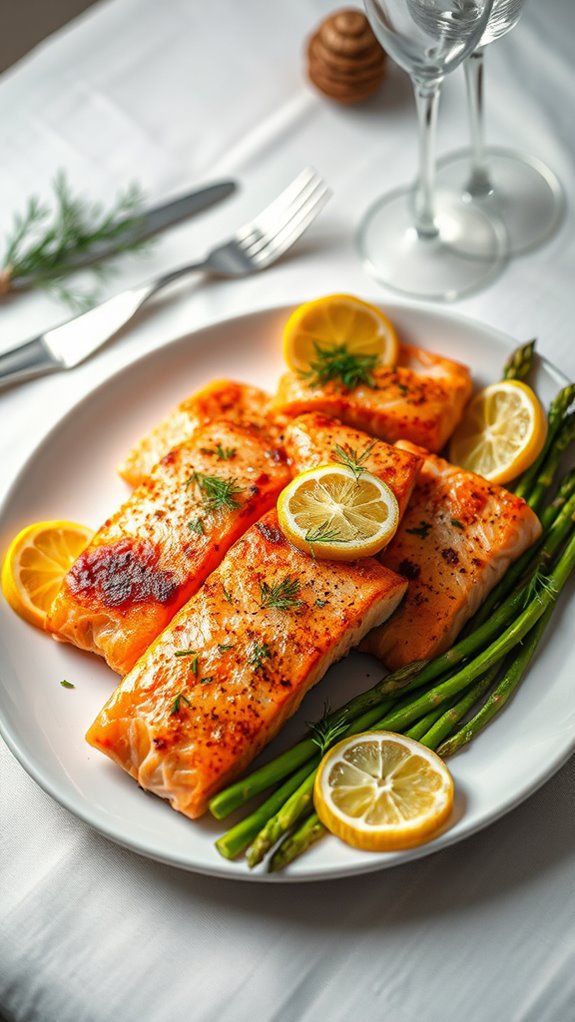 select fresh salmon ingredients