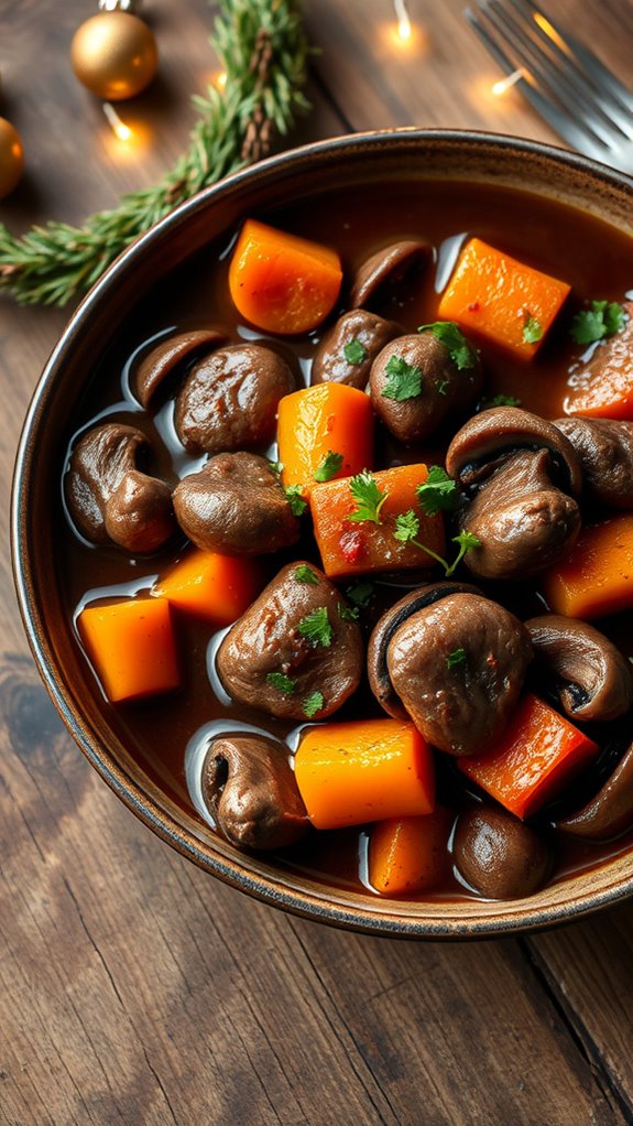 slow cooked savory beef stew