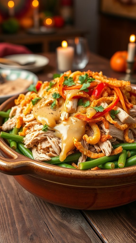 southwest turkey green bean casserole
