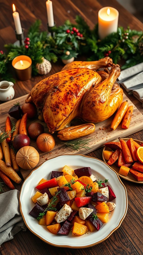 spiced orange chicken salad