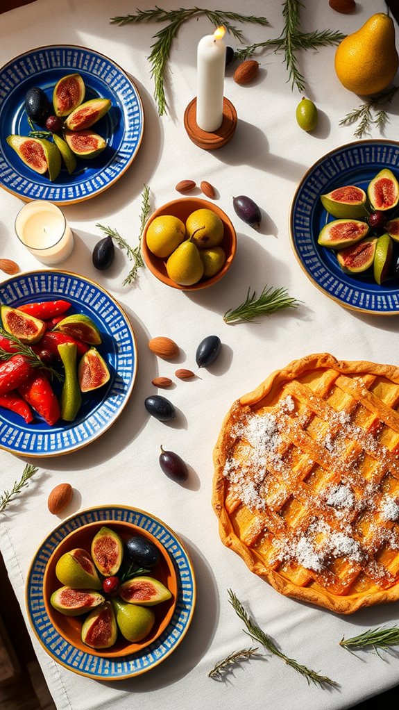 spiced pear almond tart delight