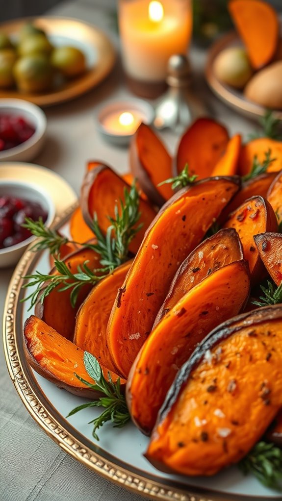 spiced sweet potato wedges