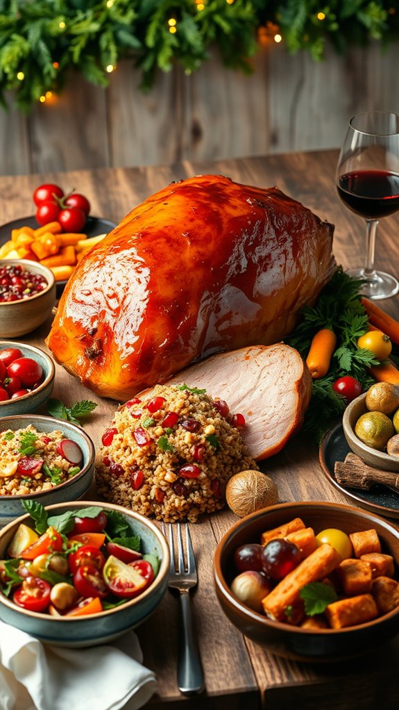 spicy apricot glazed ham