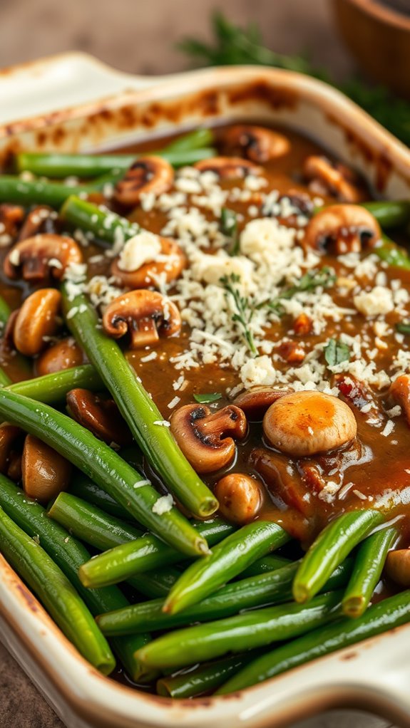 spicy beef and green bean casserole