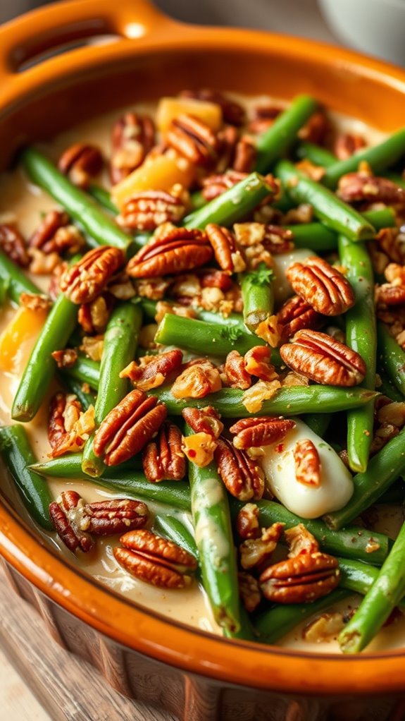 spicy green bean casserole