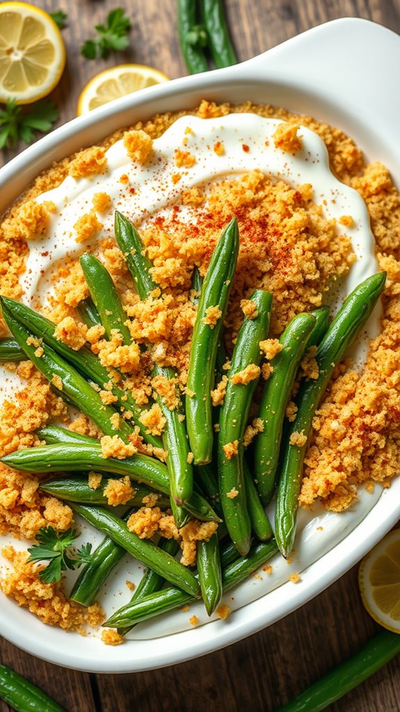 spicy green bean casserole