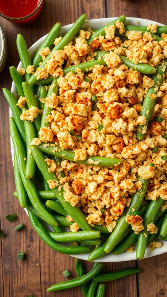 spicy green bean casserole