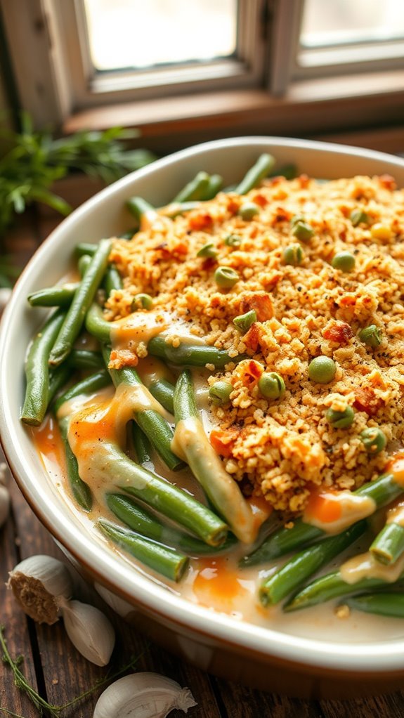 spicy green bean casserole