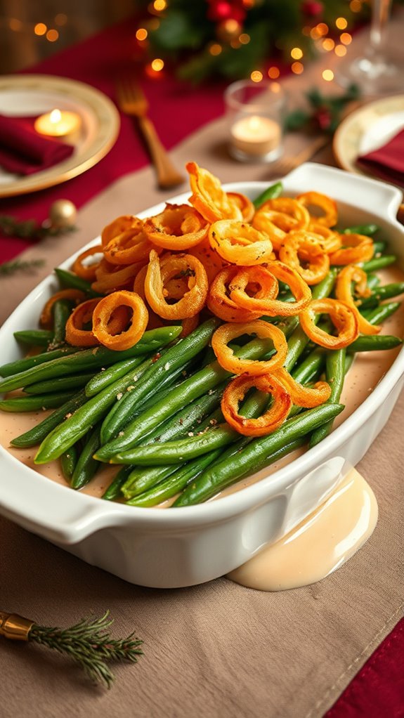 spicy green bean casserole