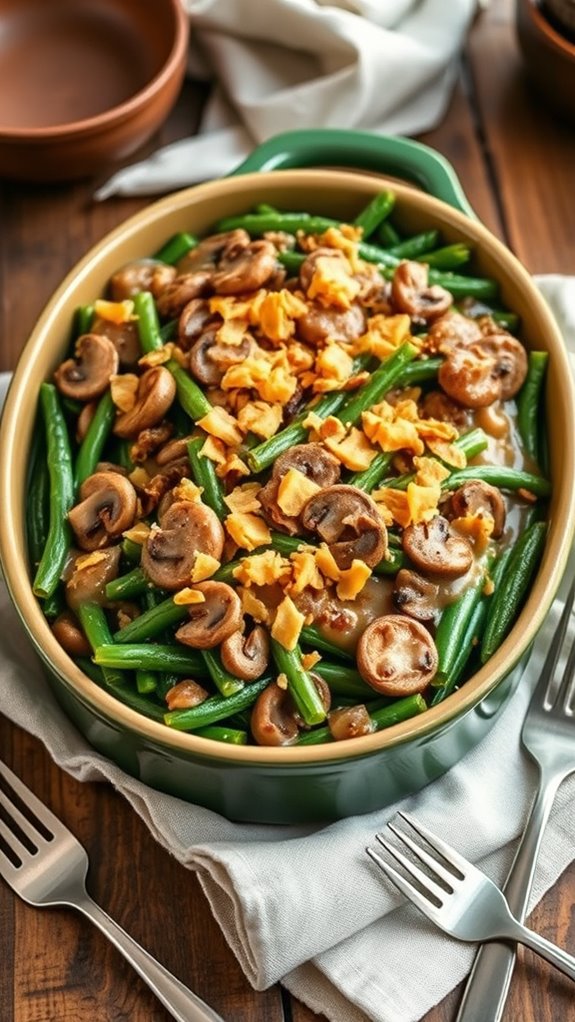spicy green bean casserole