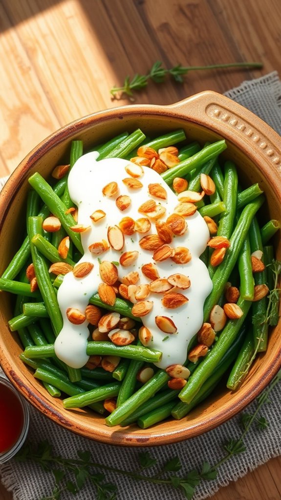 spicy green bean casserole