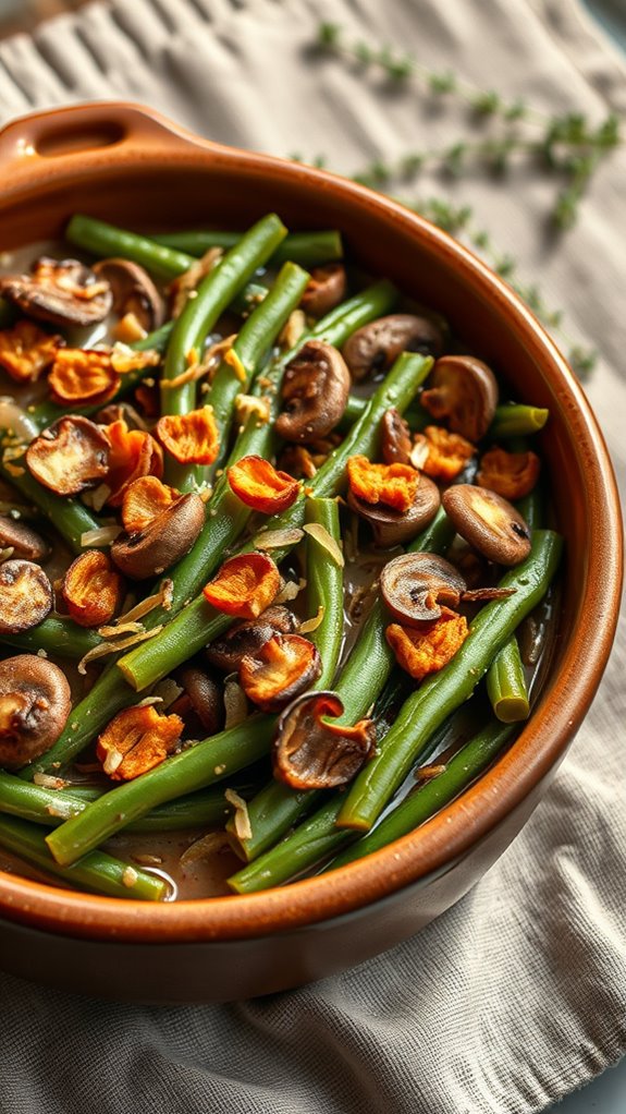 spicy green bean casserole