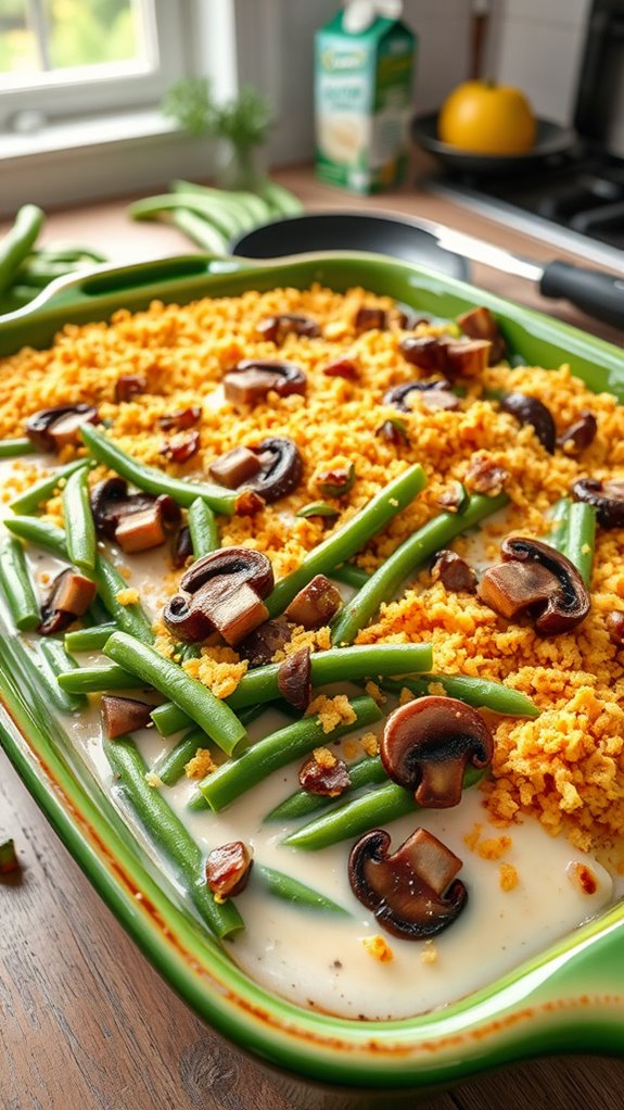 spicy green bean casserole