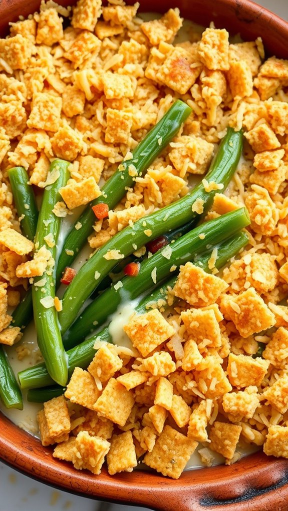 spicy green bean casserole