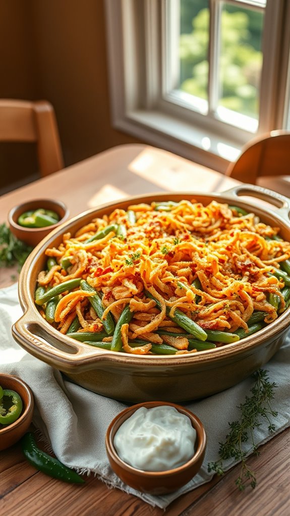 spicy green bean dish