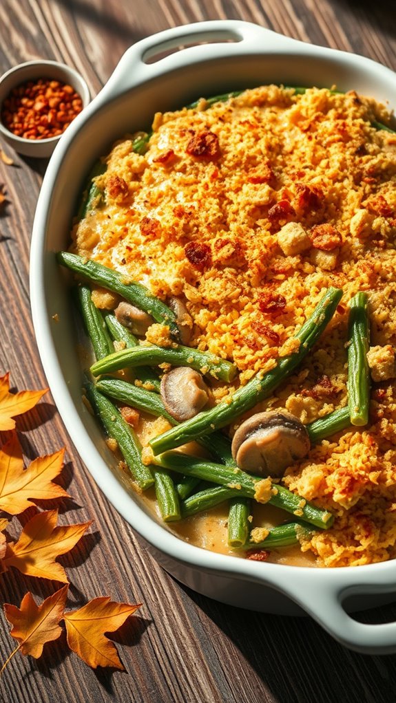spicy gruy re green bean casserole