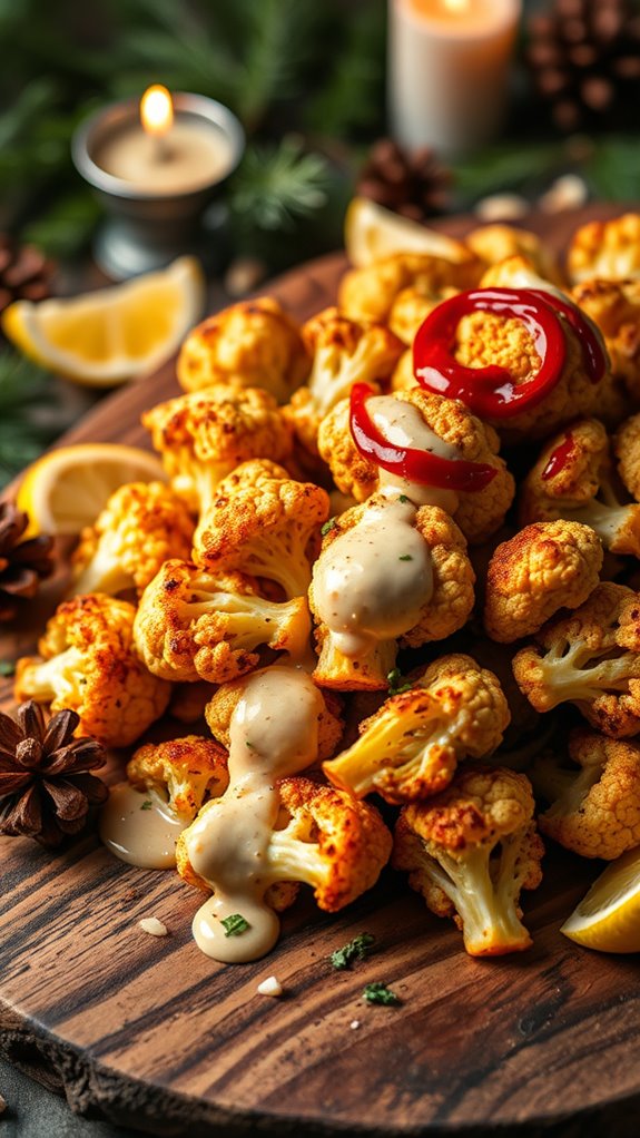 spicy roasted cauliflower delight
