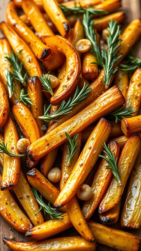 spicy roasted parsnips recipe