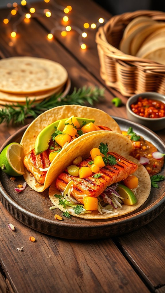 spicy salmon tacos recipe