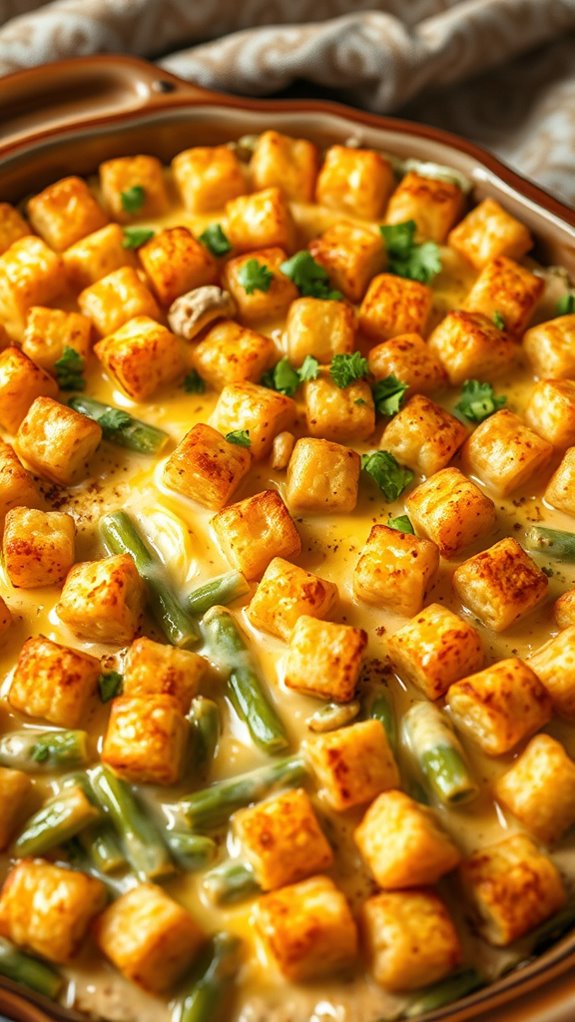 spicy southwest green bean casserole