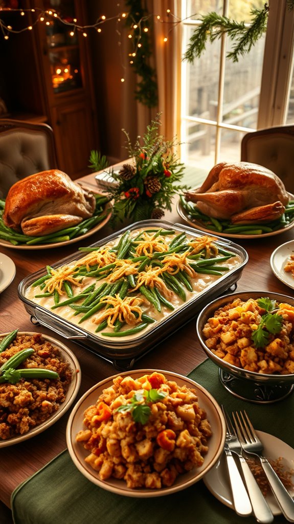 spicy turkey green bean casserole