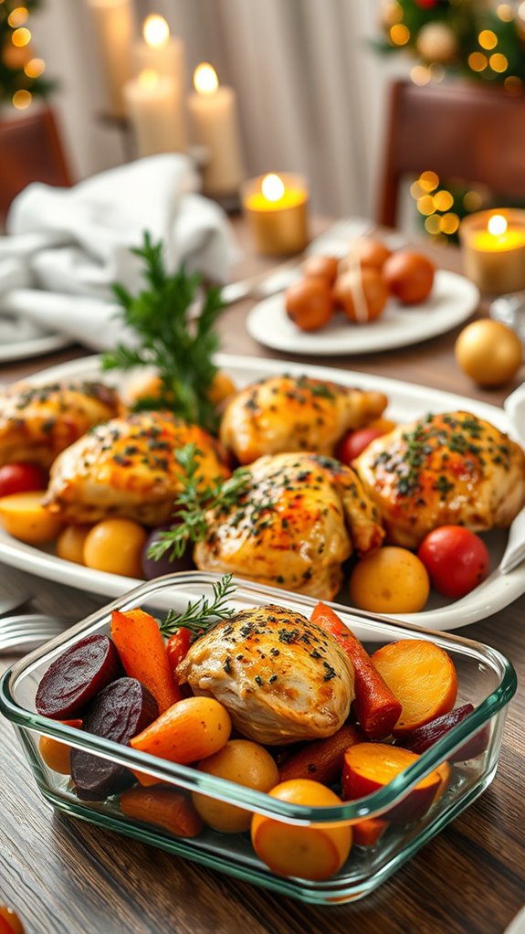 storing chicken thigh leftovers