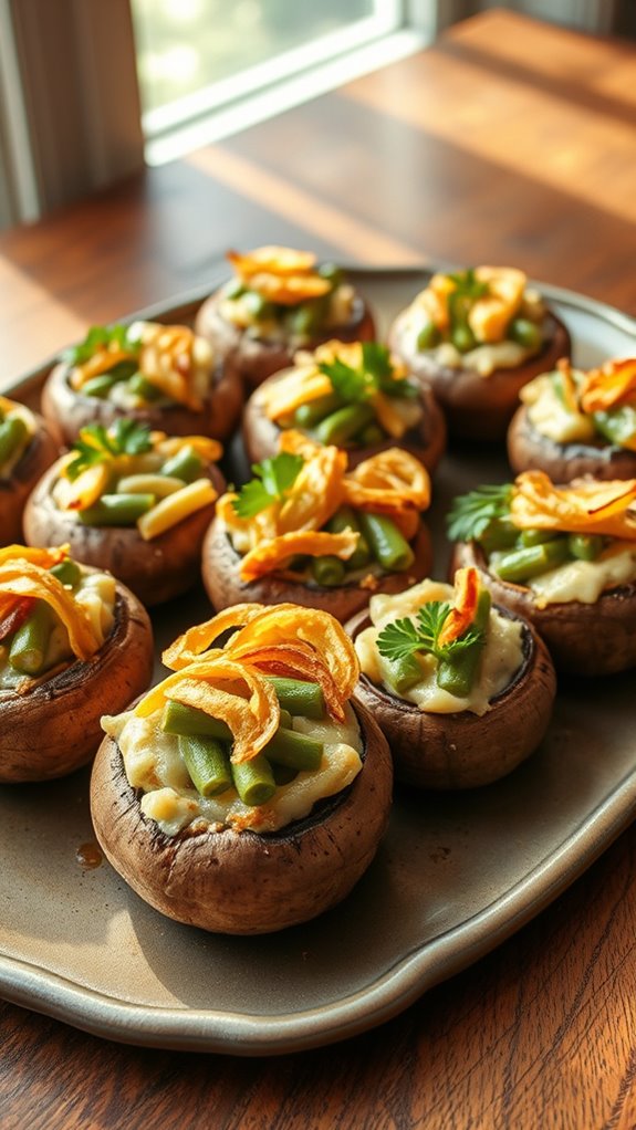 stuffed mushroom caps recipe