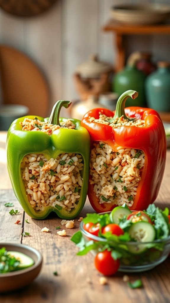 stuffed pepper serving variations
