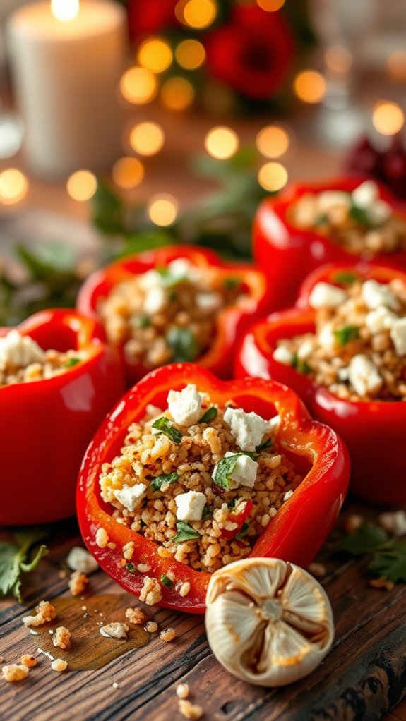 stuffed roasted peppers recipe