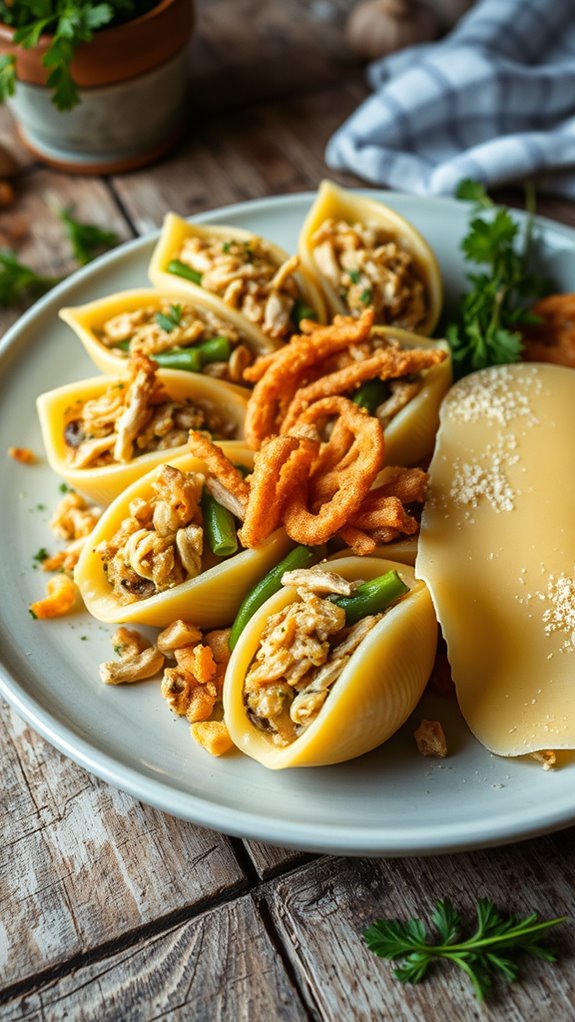 stuffed shells with casserole