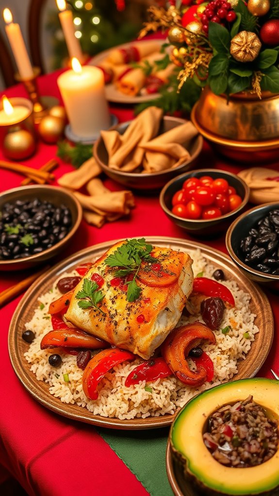 sweet and savory codfish dish