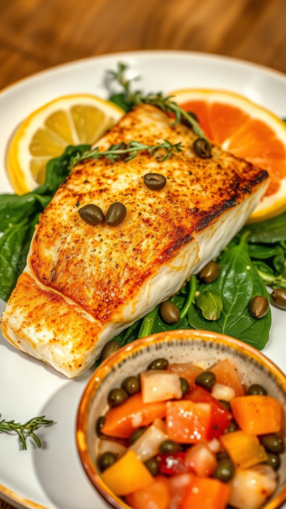 sweet citrus caper salsa