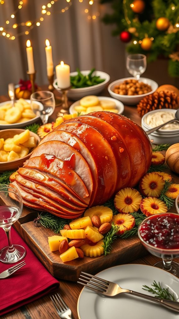 sweet honey glazed holiday ham