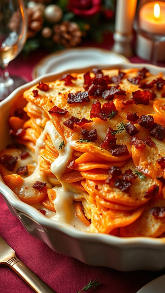 sweet potato bacon casserole