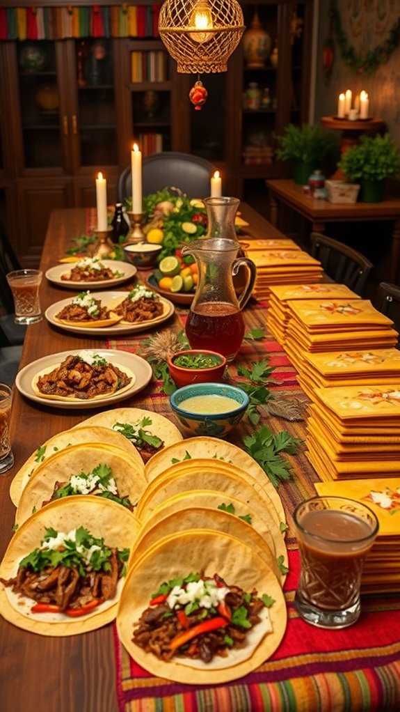 tacos and tamales celebration