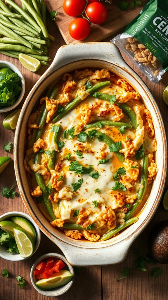 tex mex flavored green beans